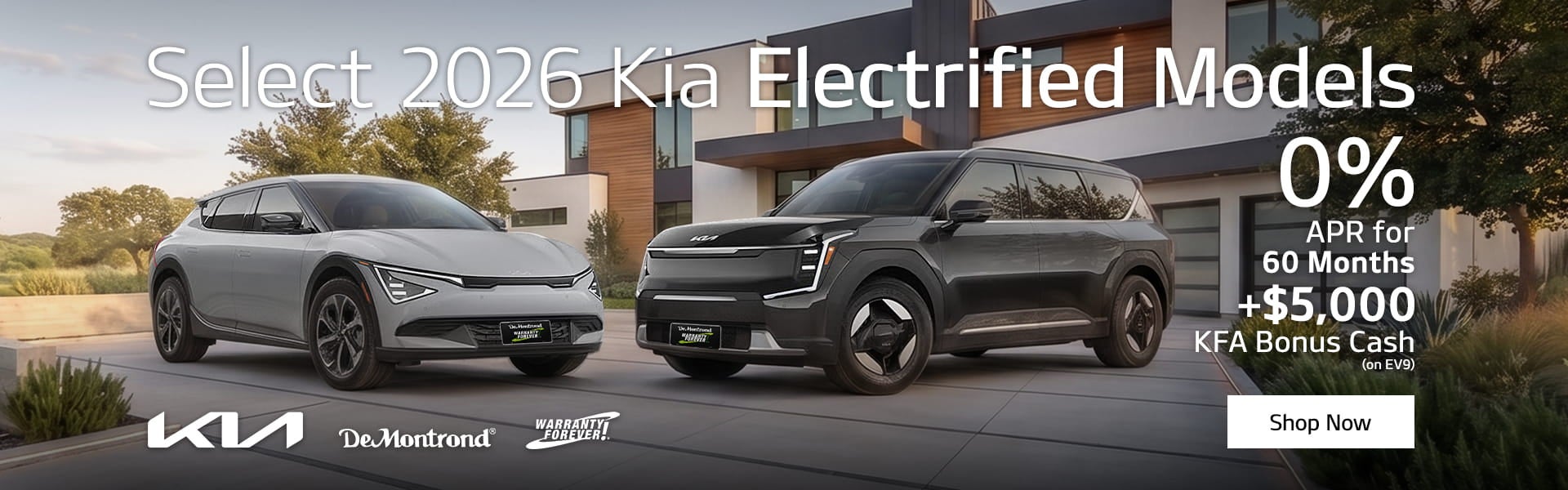 Select 2026 Kia Electrified Models