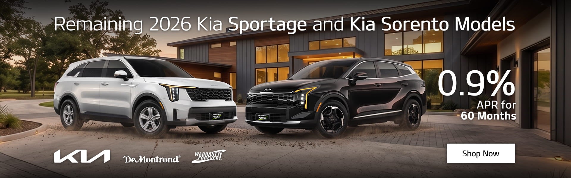 2026 Kia Sorento and Sportage Models