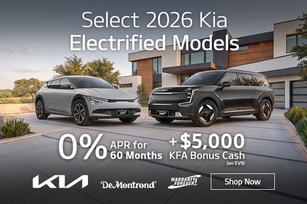 Select 2026 Kia Electrified Models