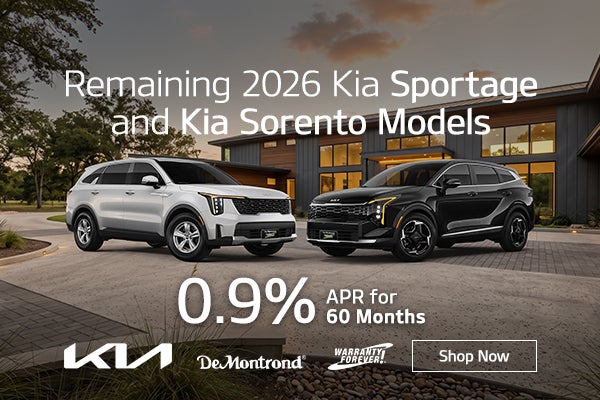 2026 Kia Sorento and Sportage Models